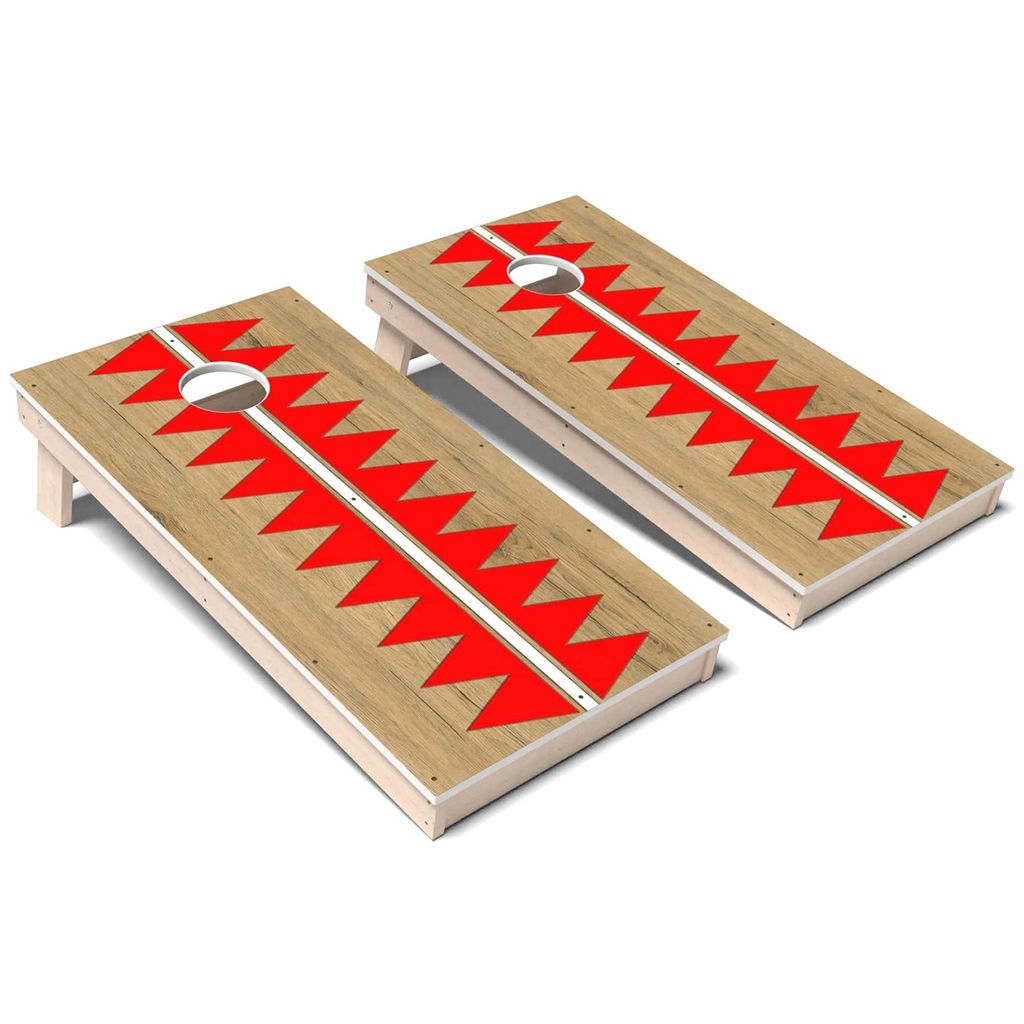 Flame Red Slice All-Weather Cornhole 