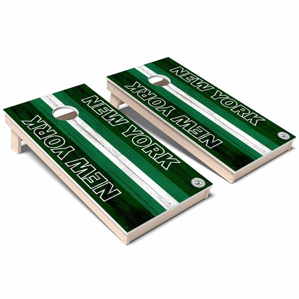 New York Football Weatherproof Cornhole Boards