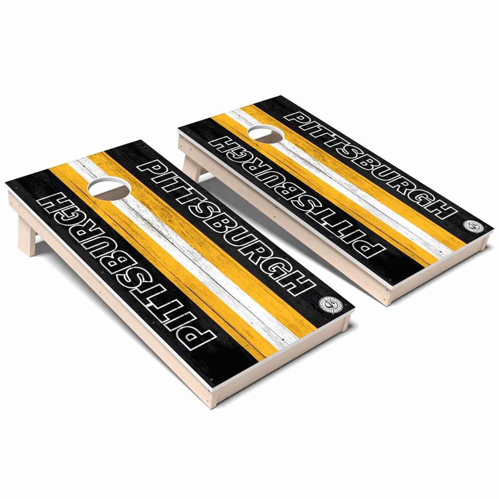Pittsburgh Football Weatherproof Cornhole Boards