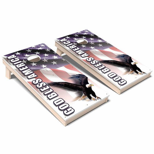 God Bless America 2.0 All-Weather Cornhole 