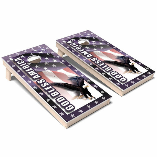 God Bless America All-Weather Cornhole 