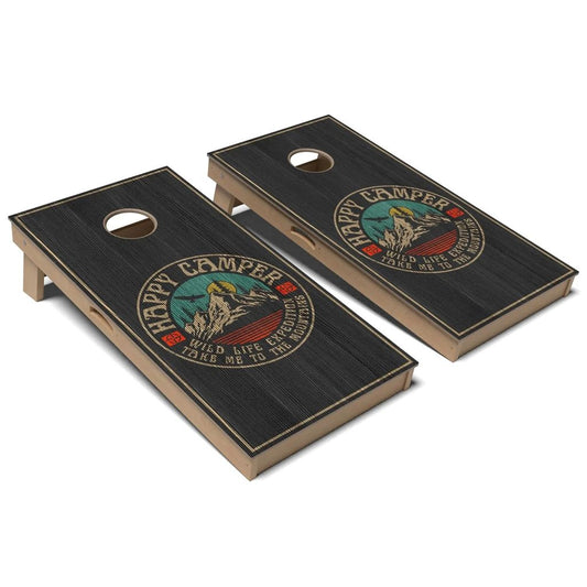 Happy Camper Cornhole Board Set