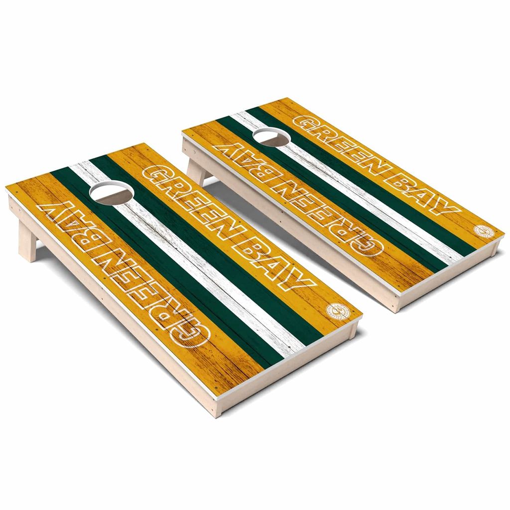 Green Bay Football Weatherproof Cornhole Boards