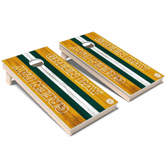 Green Bay Football Weatherproof Cornhole Boards