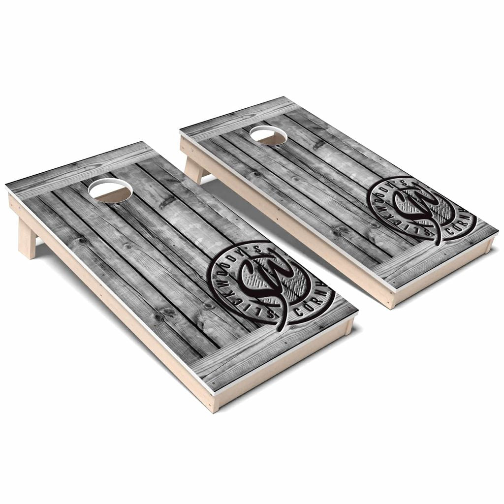 Rustic Gray Weatherproof Cornhole Boards
