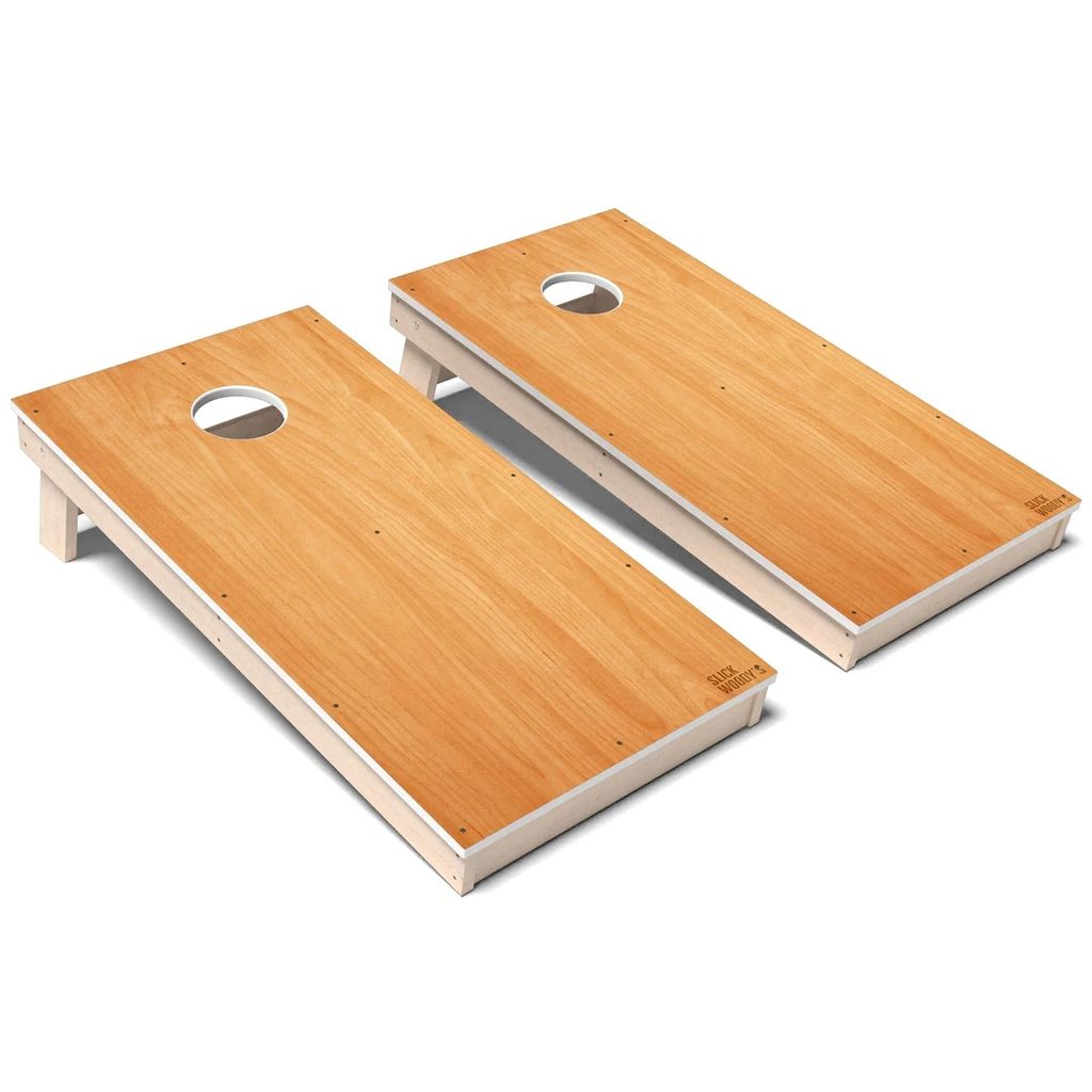 Honey Oak Wood All-Weather Cornhole 