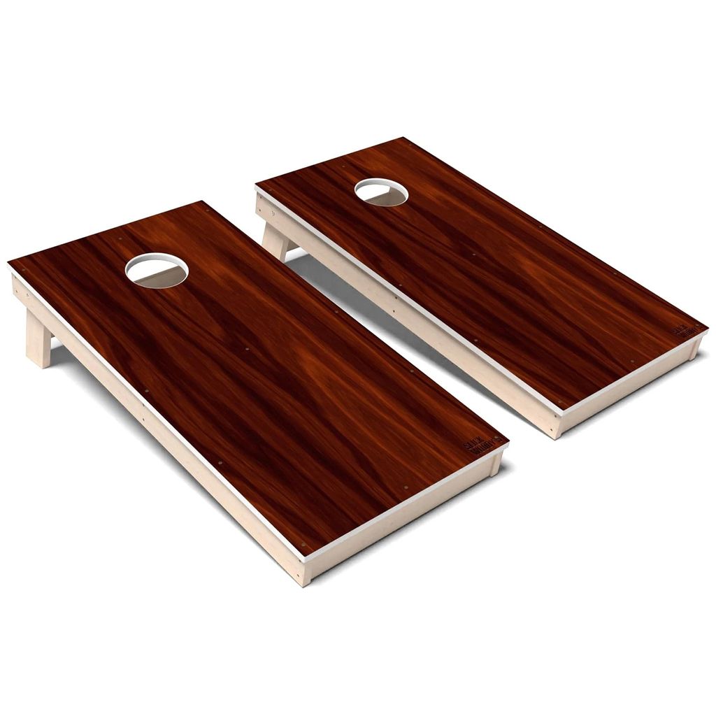 Mahogany Wood All-Weather Cornhole 