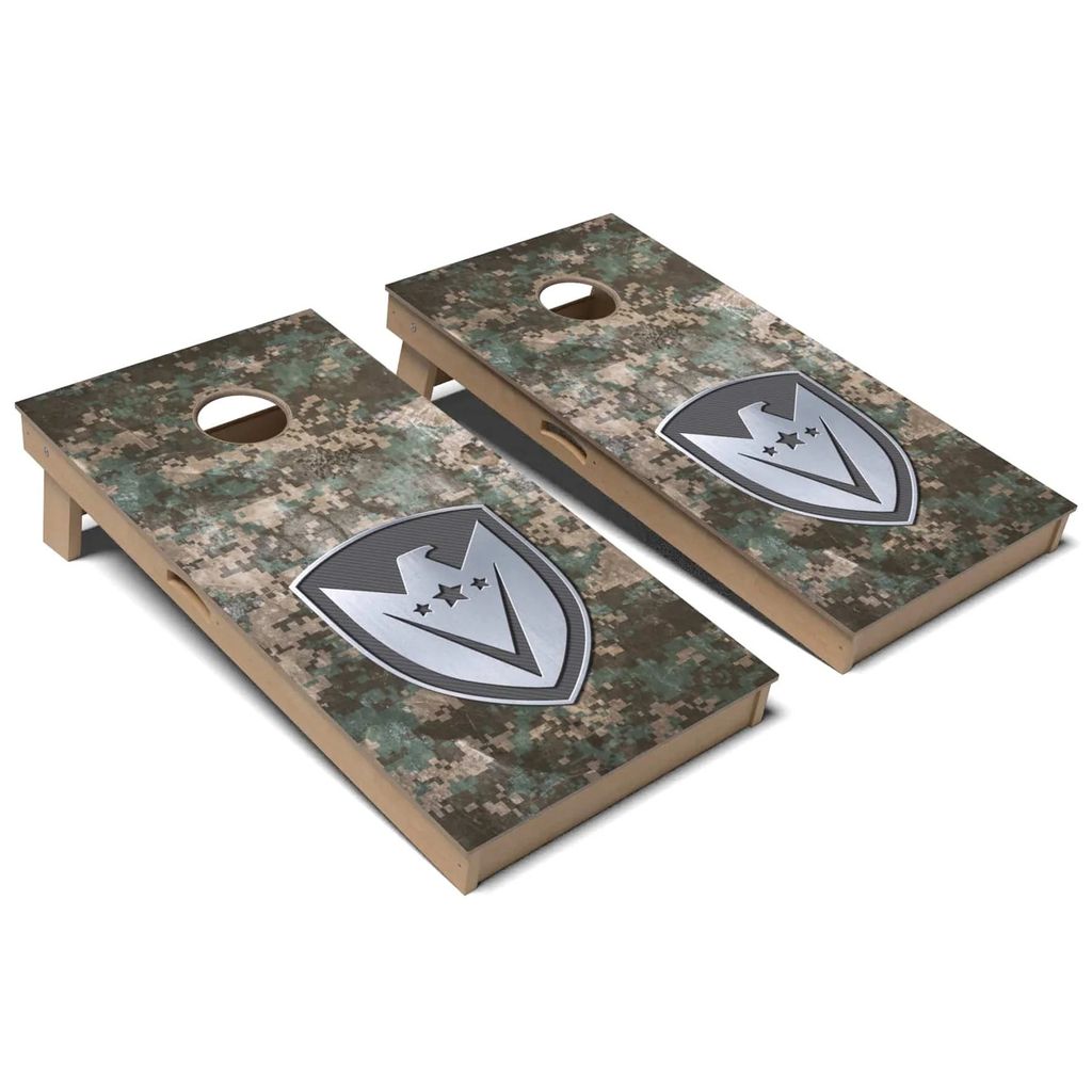Metal Falcon Cornhole Board Set