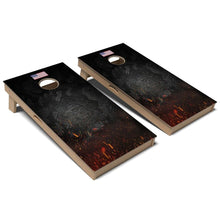 Metal Skull Navy Cornhole Board Set

