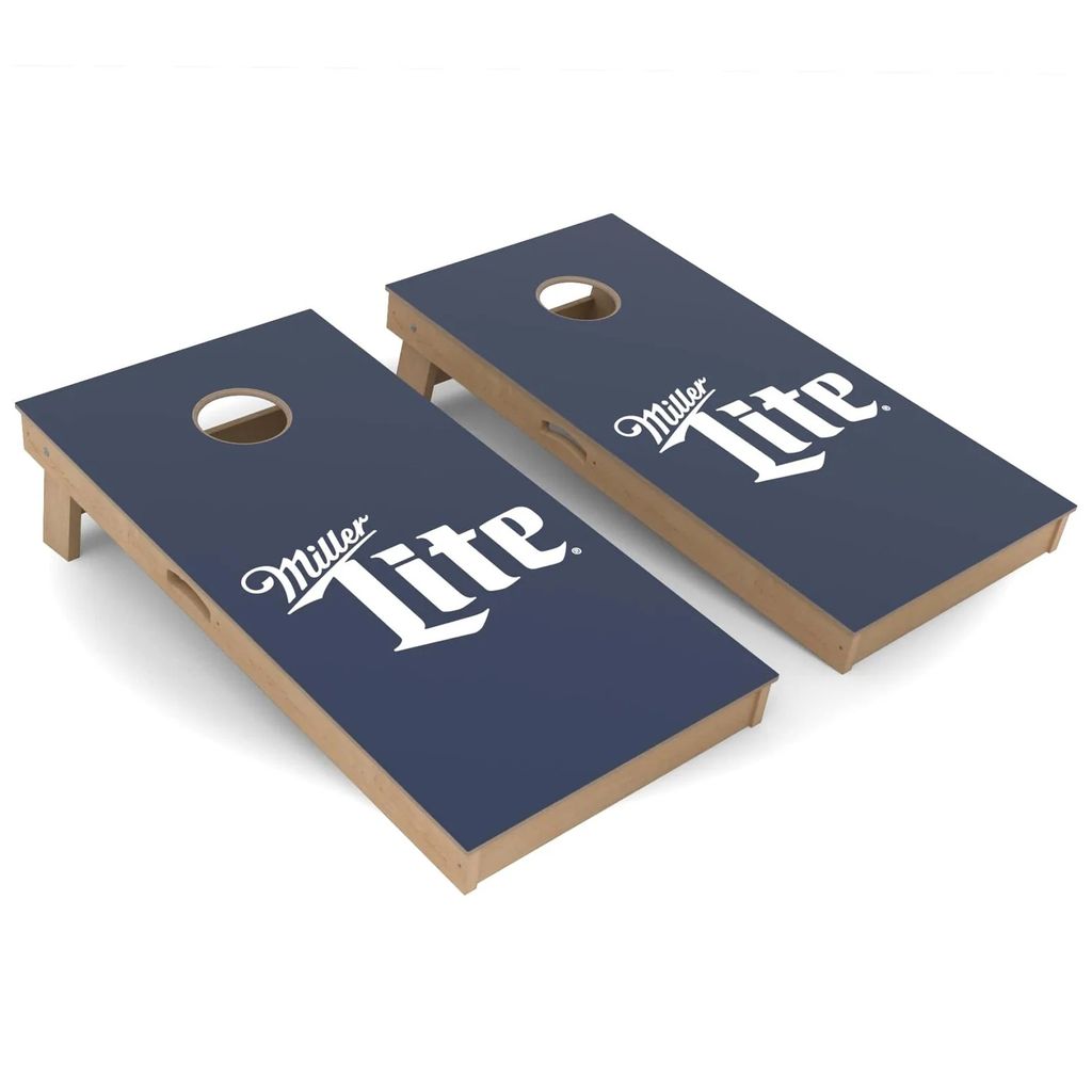 Miller Light Blue Cornhole Board Set