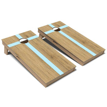 Powder Blue Cross Cornhole Board Set
