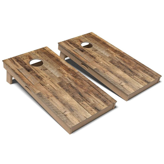 Reclaimed Barnwood Cornhole Board Set