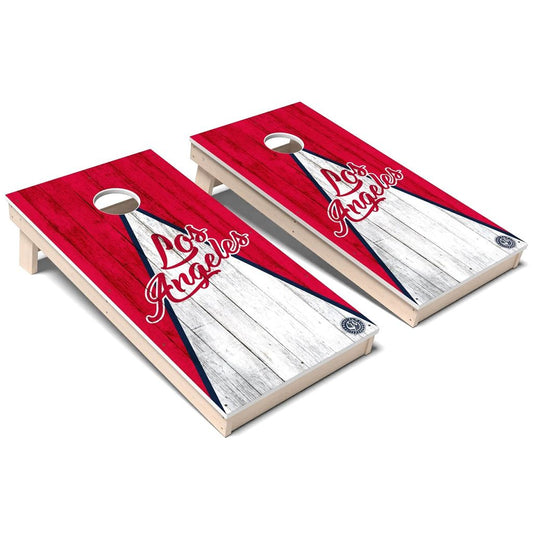 Los Angeles Triangle Baseball Weatherproof Cornhole Boards