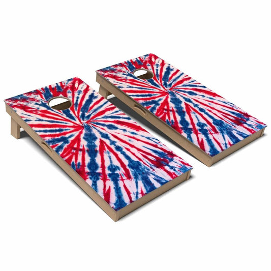 Red White & Blue Cornhole Board Set