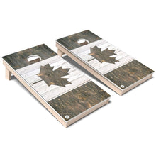 Canada Flag Rustic Weatherproof Cornhole Boards
