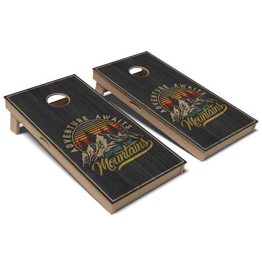 Adventure Awaits Cornhole Board Set