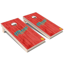Miami Vintage Baseball Weatherproof Cornhole Boards
