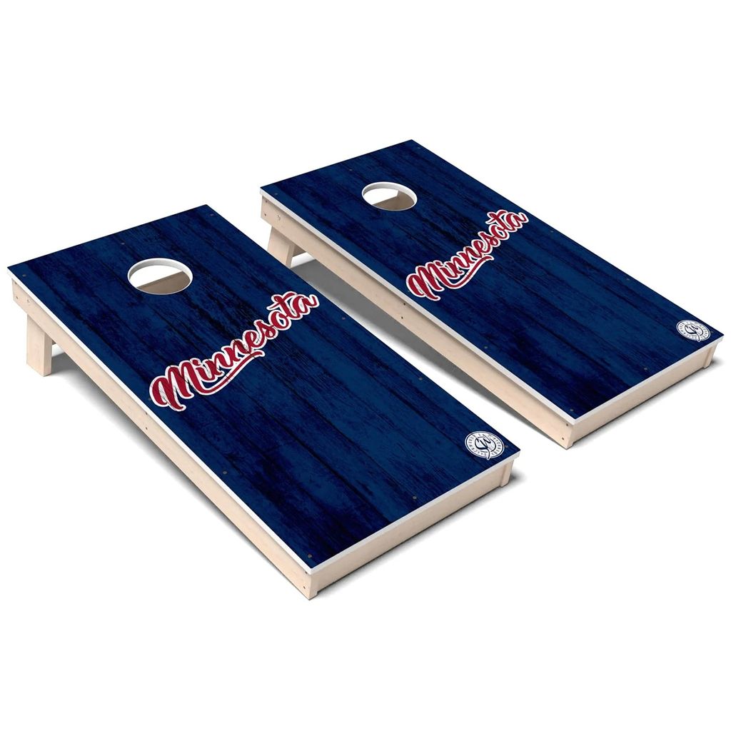 Minnesota Vintage Baseball Weatherproof Cornhole Boards