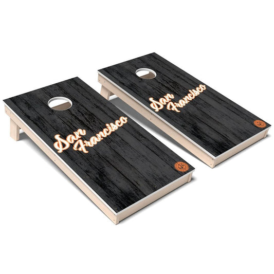 San Francisco Vintage Baseball Weatherproof Cornhole Boards
