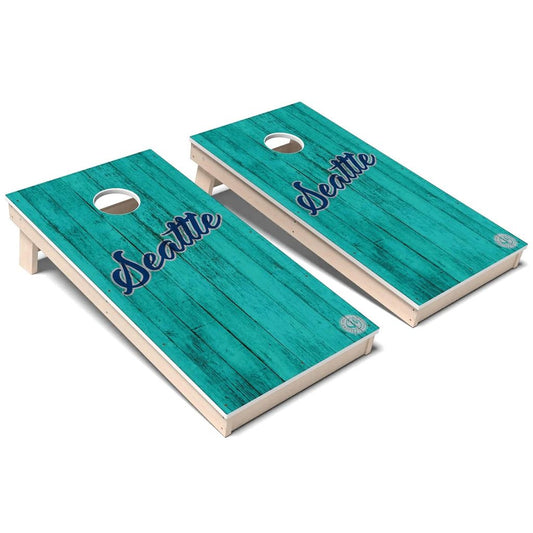 Seattle Vintage Baseball Weatherproof Cornhole Boards