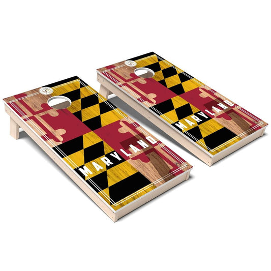 Maryland State Flag 2.0 Weatherproof Cornhole Boards