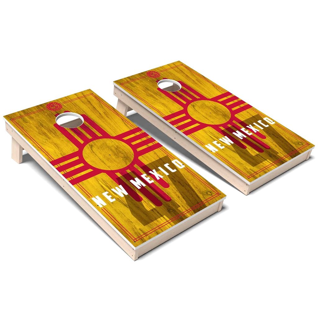 New Mexico State Flag 2.0 Weatherproof Cornhole Boards
