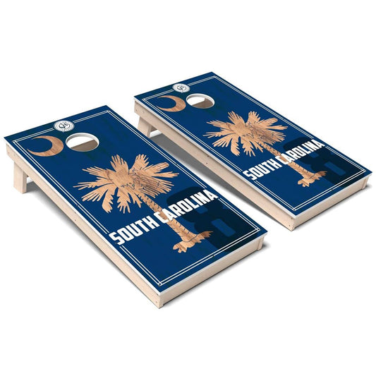 South Carolina State Flag 2.0 Weatherproof Cornhole Boards