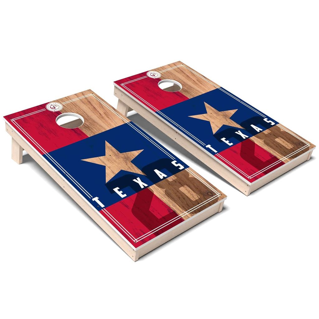 Texas State Flag 2.0 Weatherproof Cornhole Boards