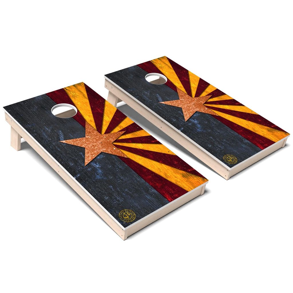 Arizona Flag Weatherproof Cornhole Boards