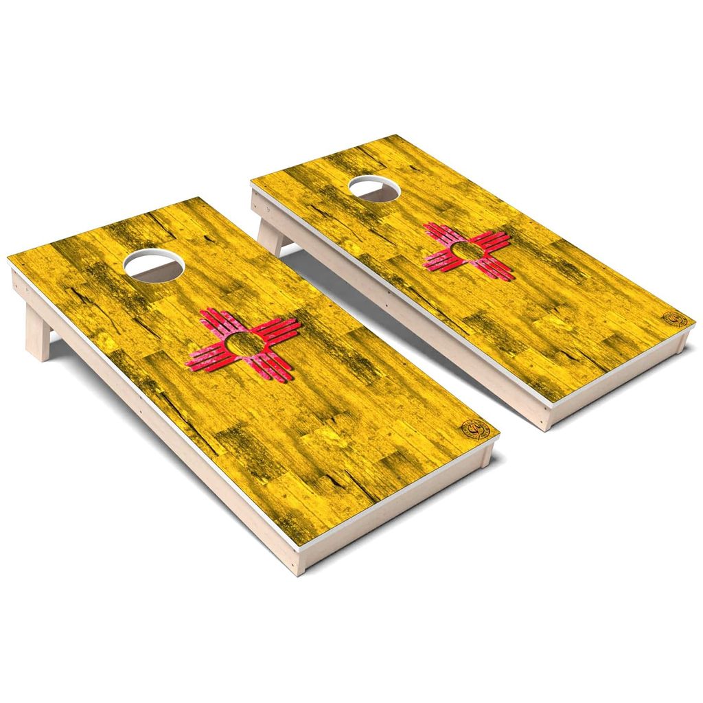 New Mexico Flag Color Weatherproof Cornhole Boards