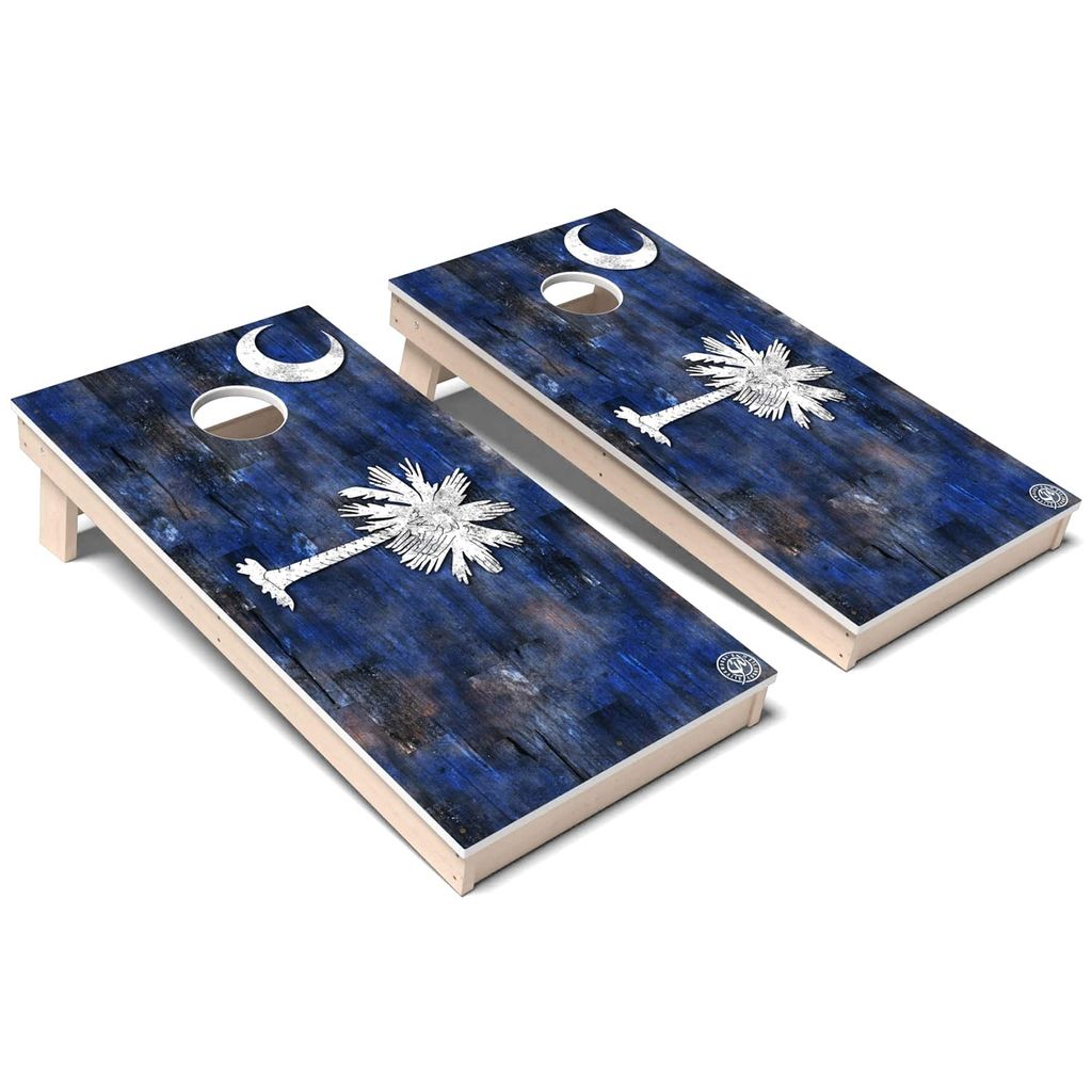 South Carolina Flag Weatherproof Cornhole Boards