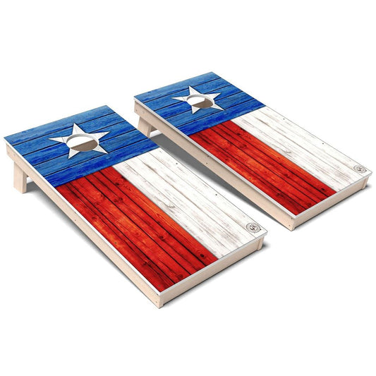 Texas Flag Weatherproof Cornhole Boards