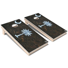 South Carolina Flag Rustic Weatherproof Cornhole Boards
