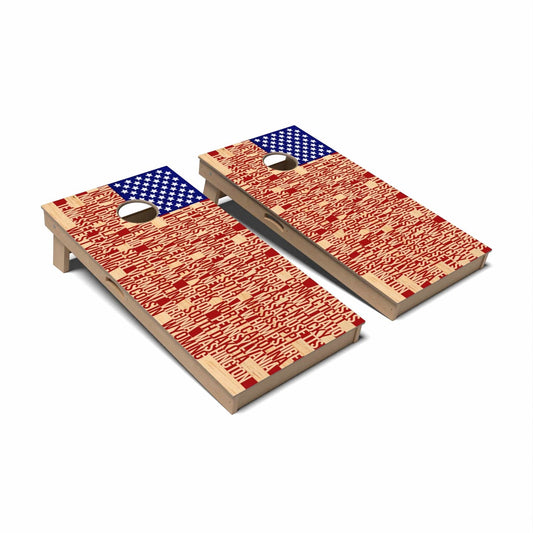 States American Flag All-Weather Cornhole 