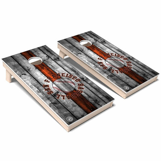 San Francisco Baseball Weatherproof Cornhole Boards