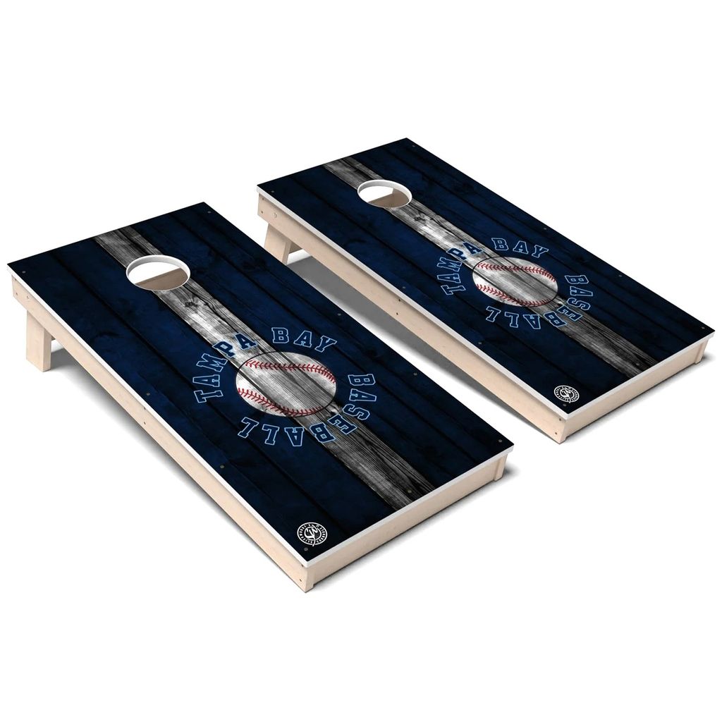 Tampa Bay Baseball Weatherproof Cornhole Boards