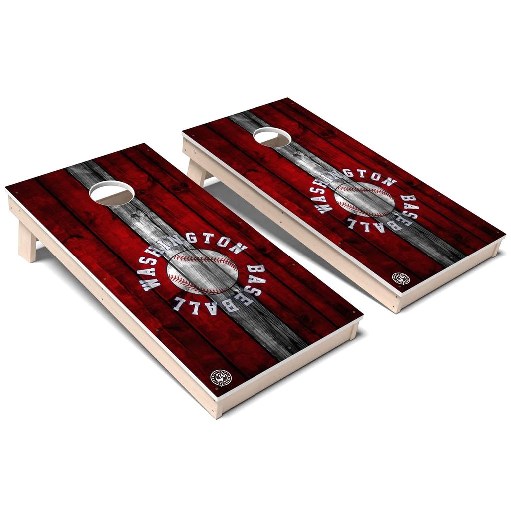 Washington Baseball Weatherproof Cornhole Boards