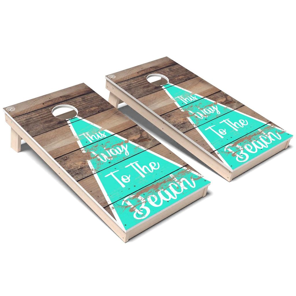 Way To The Beach Weatherproof Cornhole Boards