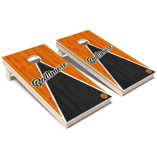 Baltimore Triangle Baseball Weatherproof Cornhole Boards