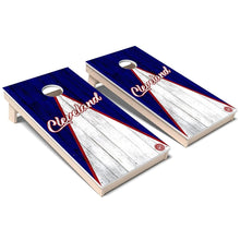 Cleveland Triangle Baseball Weatherproof Cornhole Boards
