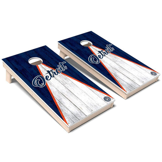 Detroit Triangle Baseball Weatherproof Cornhole Boards