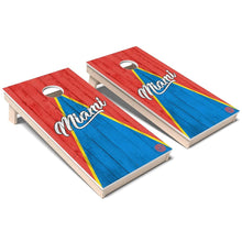 Miami Triangle Baseball Weatherproof Cornhole Boards
