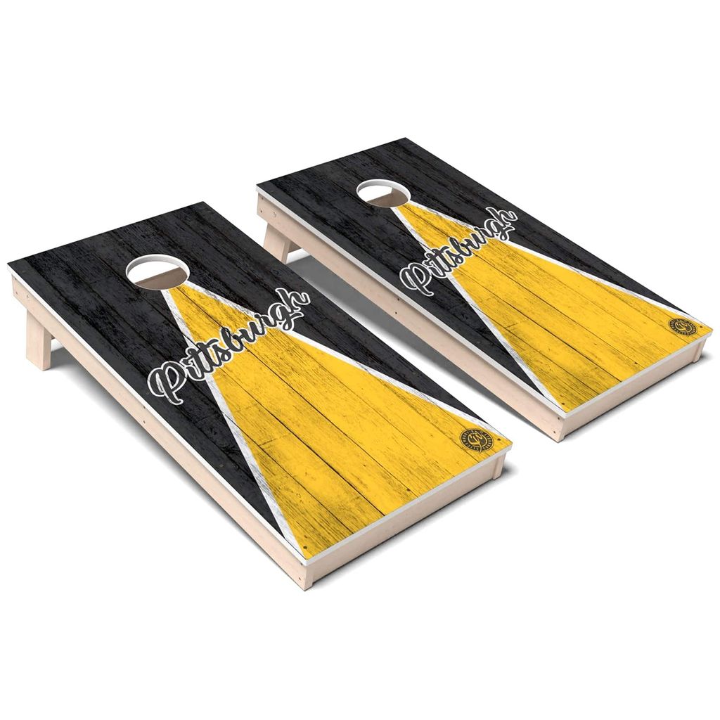Pittsburgh Football Weatherproof Cornhole Boards
