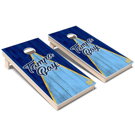 Tampa Bay Triangle Baseball Weatherproof Cornhole Boards