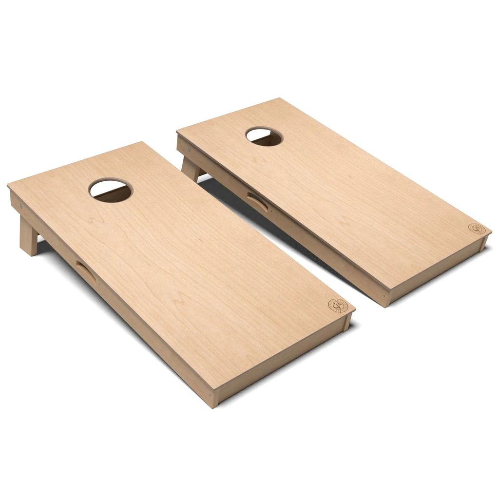 White Maple Cornhole Board Set