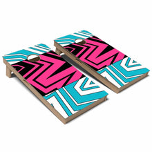 Bohemian Zig Zag Cornhole Board Set
