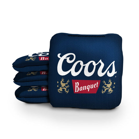 Coors Banquet Navy Pro Cornhole Bags