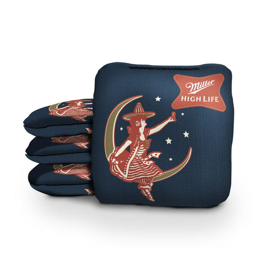 Miller High Life Girl Pro Cornhole Bags