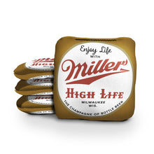 Miller High Life Gold Pro Cornhole Bags
