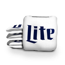 Miller Lite White Pro Cornhole Bags
